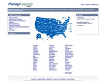 Tablet Screenshot of manageproperty.com